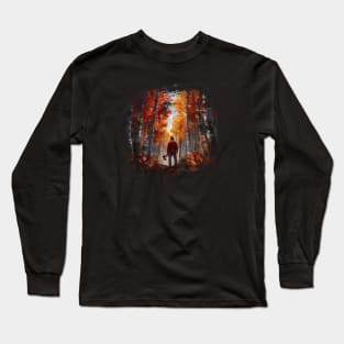 Wood Chopping Gift, Axe Lover Long Sleeve T-Shirt